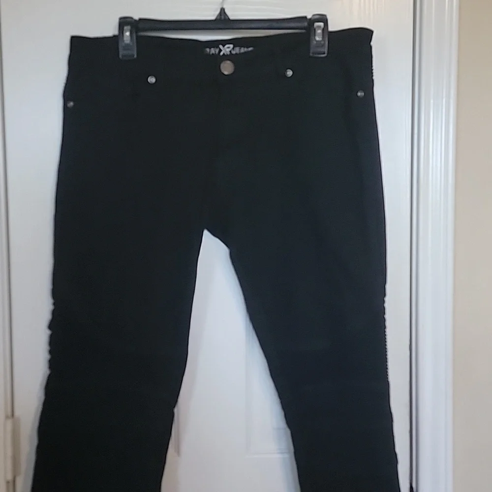 Men's XRAY stretch black jeans, 34x30